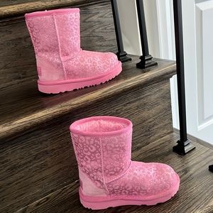 Uggs - Glitter Leopard Toddler boots